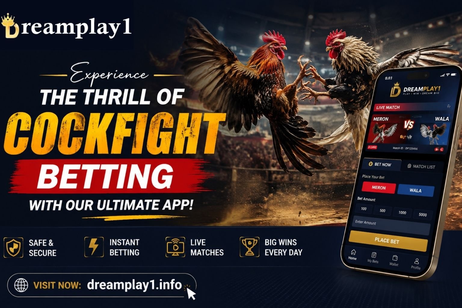 Cockfight Betting App